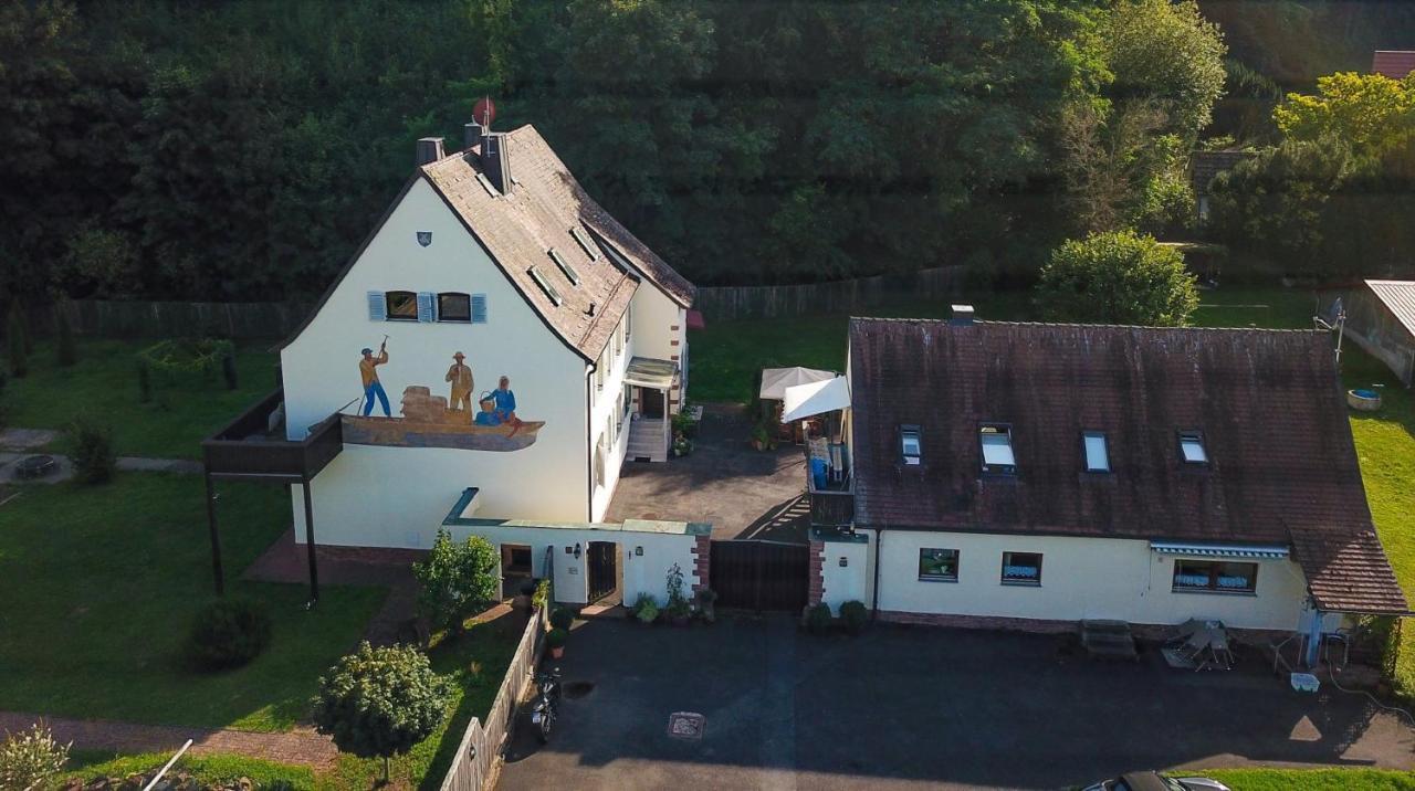 Ferienwohnung An Der Mainschleusse Gemunden am Main Exteriör bild